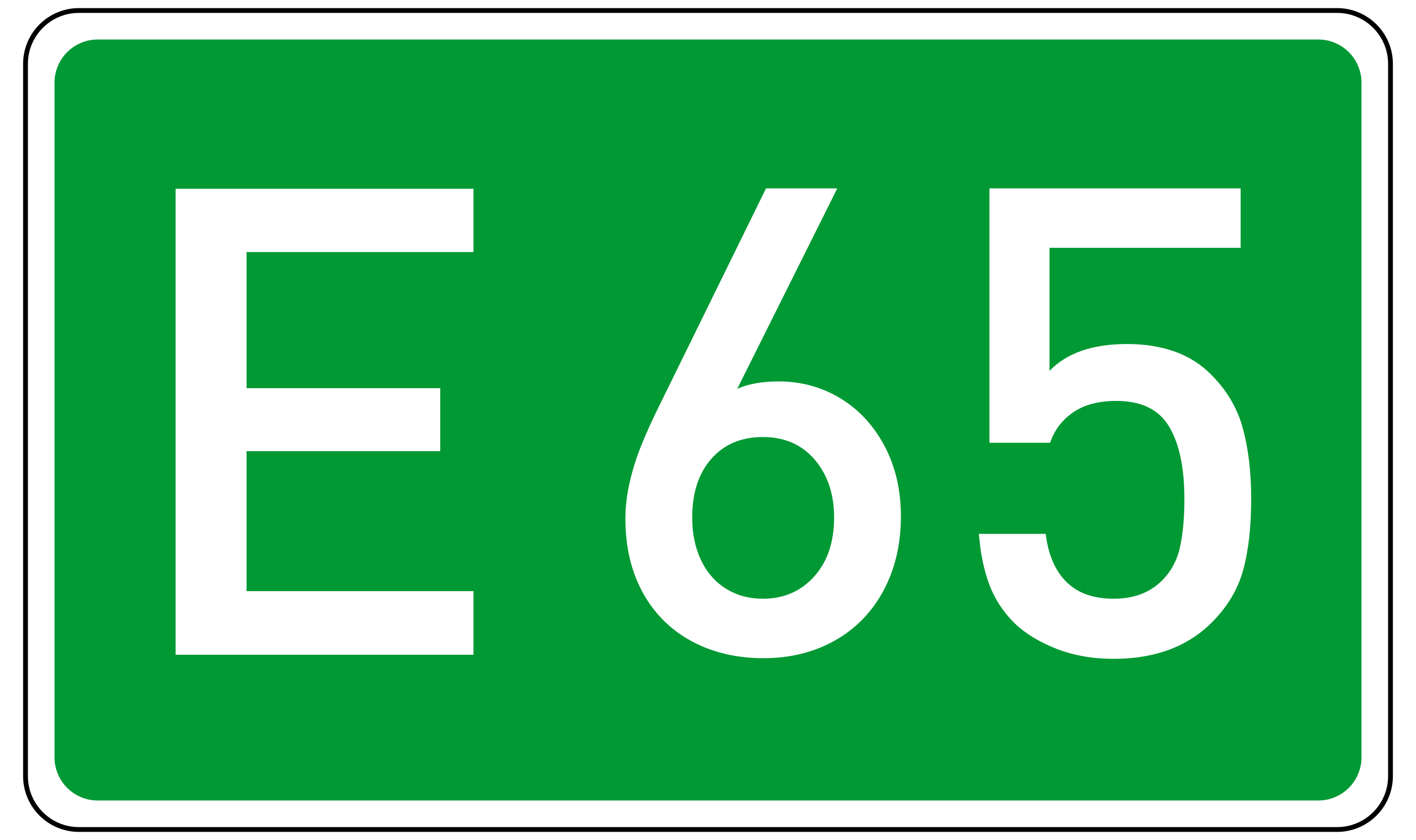 Europastraße Verkehrszeichen